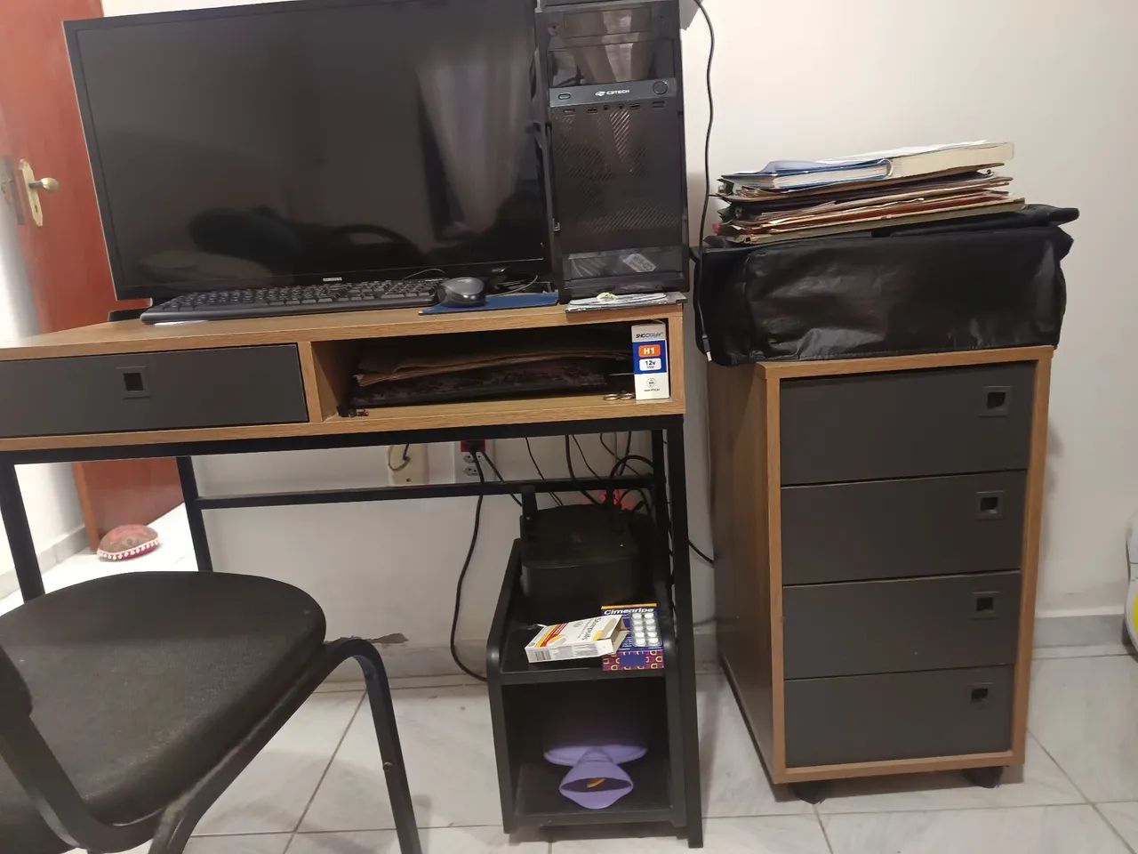 MESA COMPUTADOR+GAVETEIRO  - Foto 3