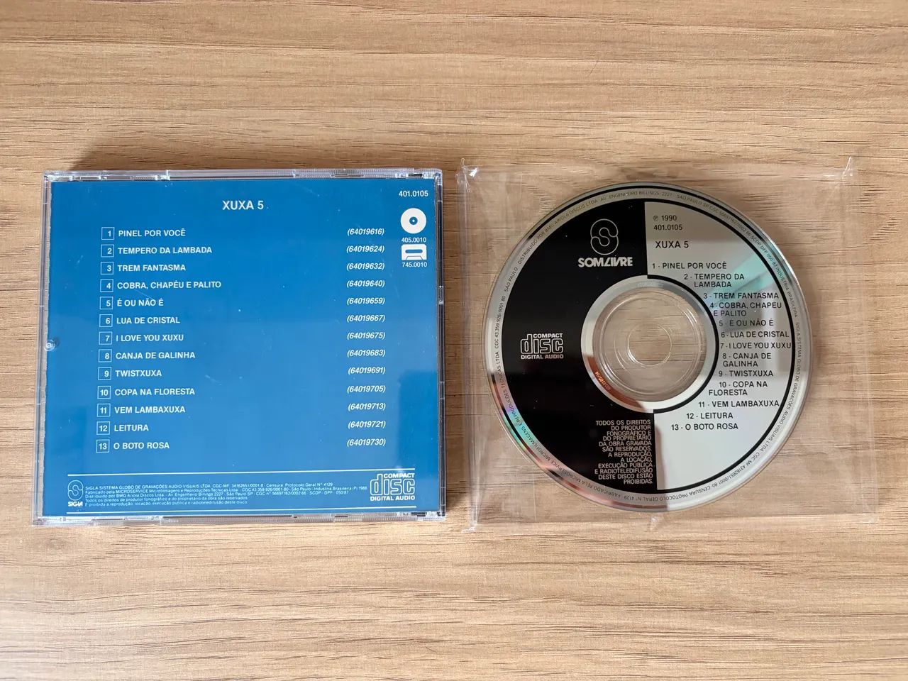 CD Xuxa 5 - Edição de 1990 - Raro - Foto 2