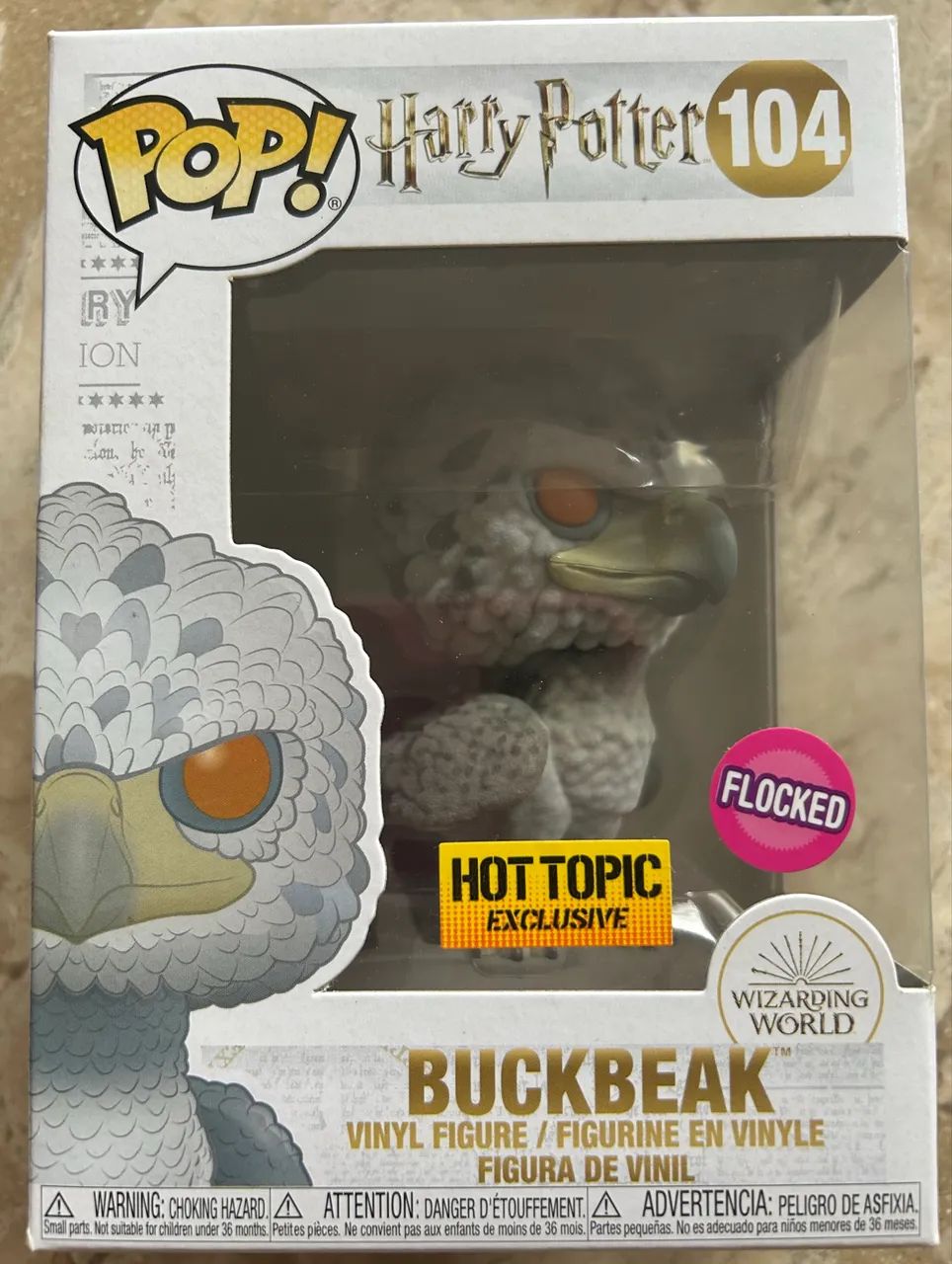 Funko Pop! Harry Potter: Buckbeak Hot Topic Exclusive (Flocked) #104