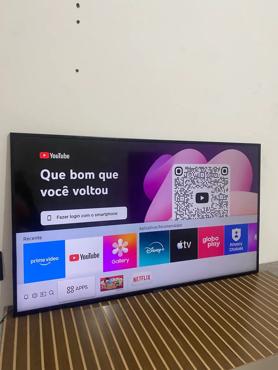 Tv Samsung 50 polegadas Smart 4k funcionando perfeitamente 