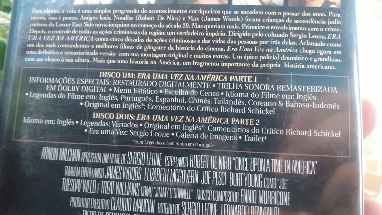 DVD original duplo era uma vez na América ótimo estado.  - Foto 6