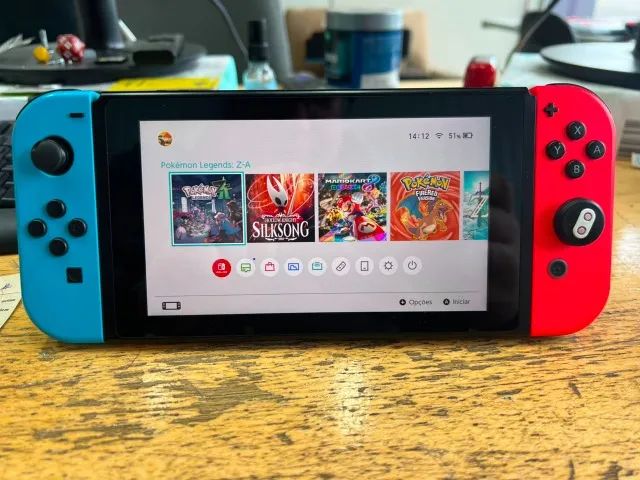 Nintendo Switch V2 32 + 128 Desbloqueado - Foto 3