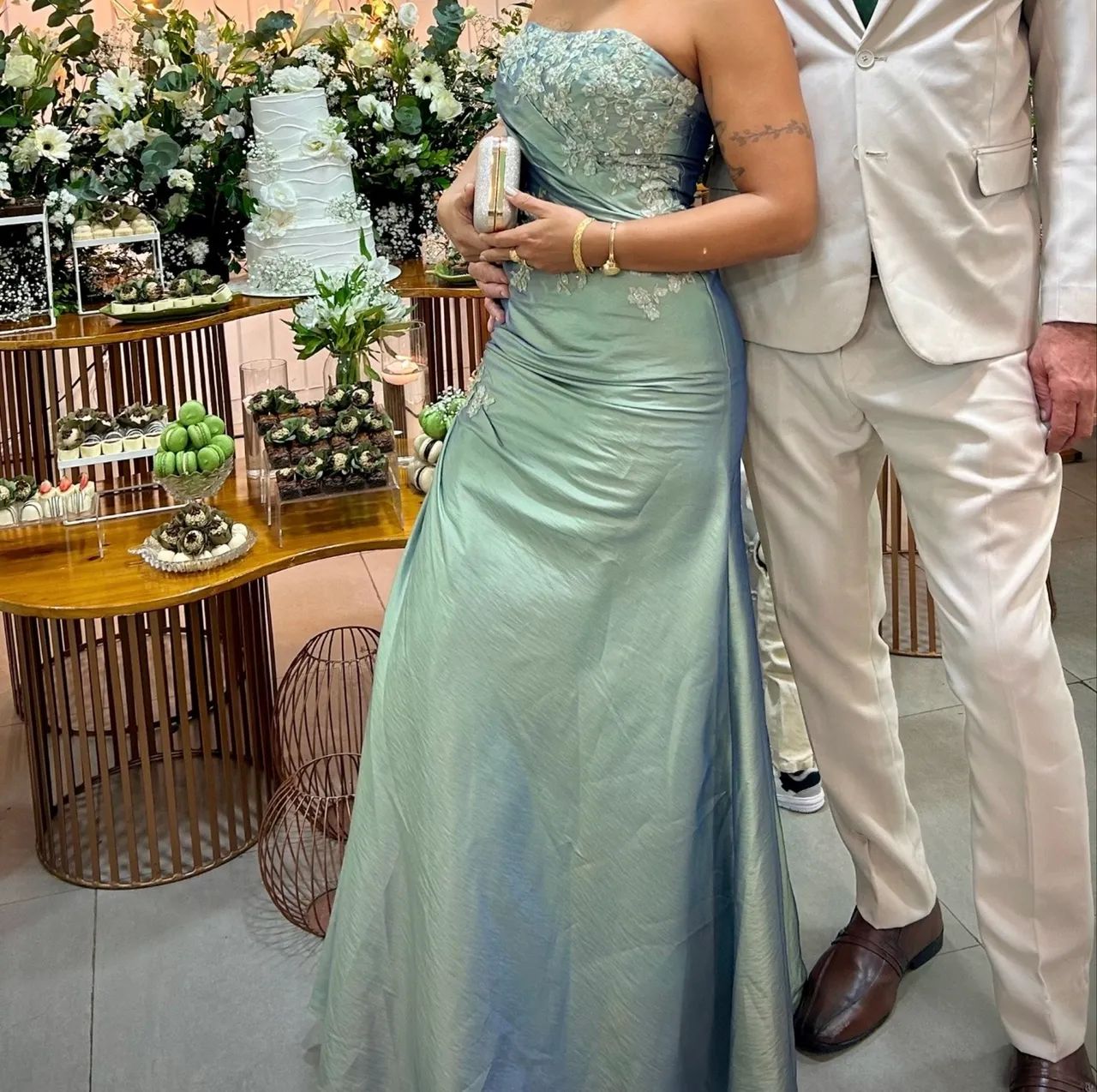 Vestido madrinha verde oliva  - Foto 2