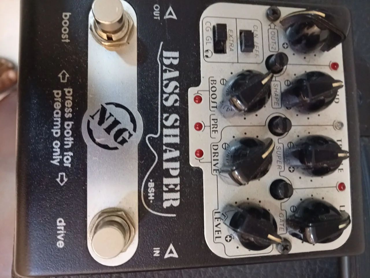 Pedal de efeito e interface 