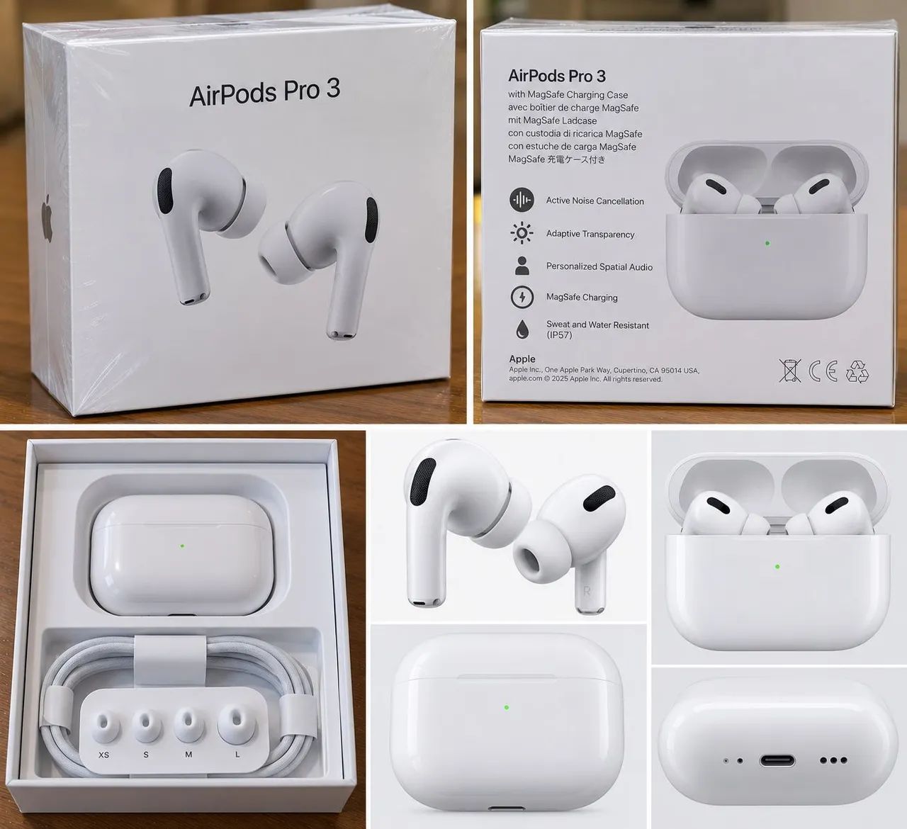 Fone de Ouvido Apple AirPods Pro 3 Bluetooth NOVO lacrado