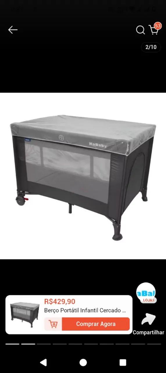 Estou vendendo esse chiqueirinho de criança está novo nunca usado  - Foto 3