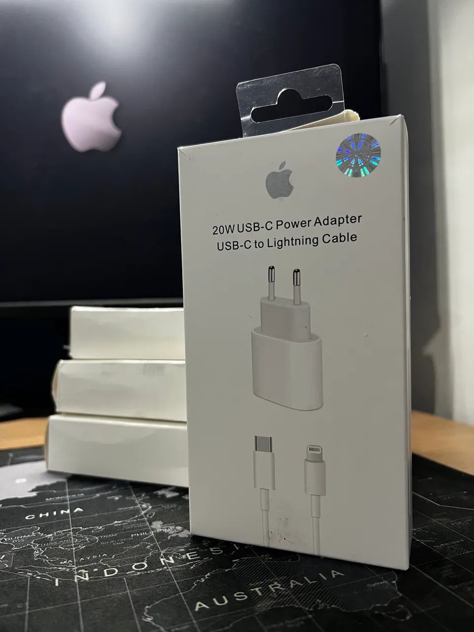 Carregador IPhone 20w USBC para Lightning