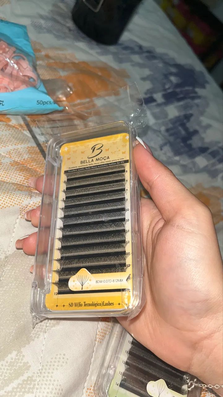 Fios tecnológicos lashes 8D bella moça efeito egípcio