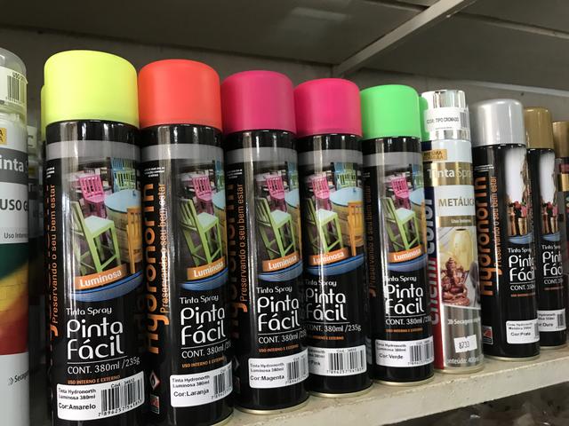 Spray Diversas cores 400ml para Metais, madeiras, etc - Foto 3