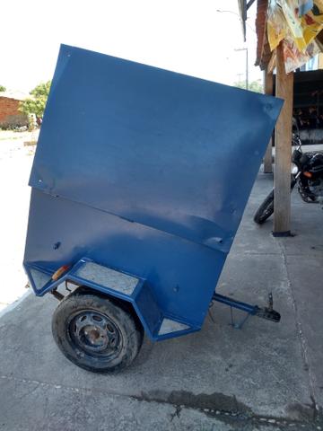 Vendo Reboque pra moto ou carro em excelente estado de conservação, seminovo!!! - Foto 6