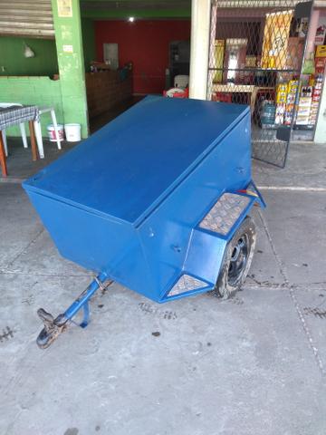 Vendo Reboque pra moto ou carro em excelente estado de conservação, seminovo!!! - Foto 3