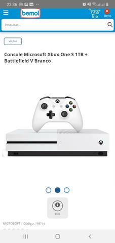 Console xbox one s 1tb+02controles(aat)