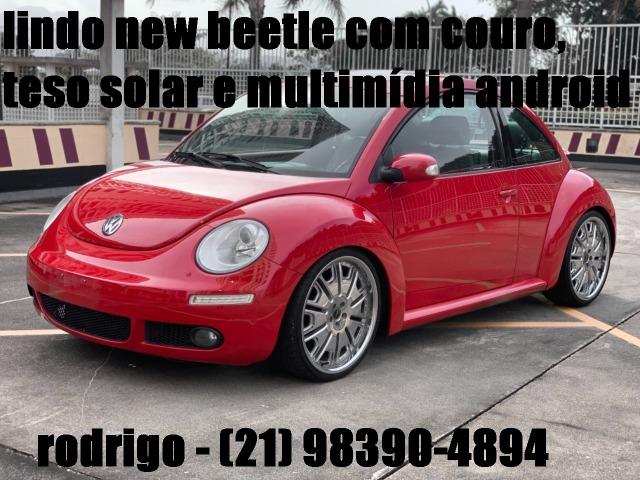 Raridade! New Beetle Aut. 2007 com couro, mídia android e teto solar. Tel: *
