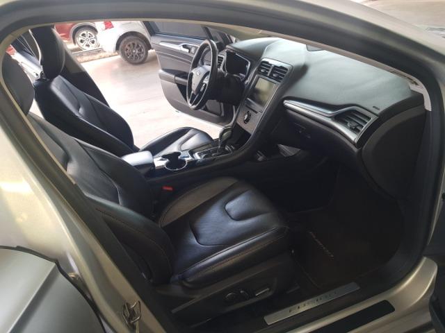 Ford fusion titanium awd 4x4 automatico 2014/2015 prata completo + teto-solar - Foto 8