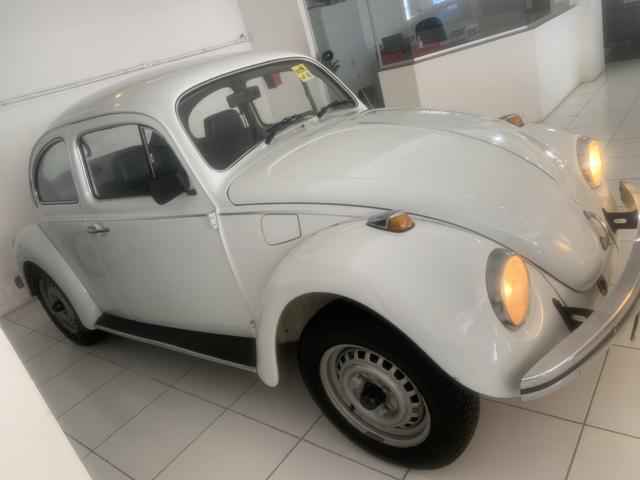 Vw Fusca 1300 Branco 1982 Relíquia Placa Preta - Foto 3