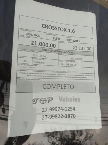 CrossFox 1.6 2006 4 pneus novos baixa entrada - Foto 5