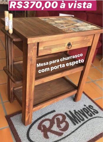 Promoção bistrô, aparadores, cristaleiras, carrinho de churrasco - Foto 4