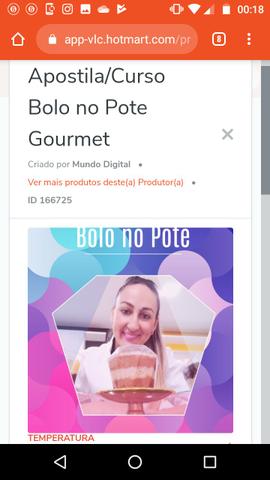 Apostila bolo no pote