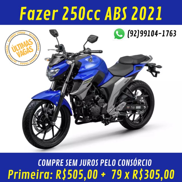 FAZER 250CC ABS 2021/22 | CONSÓRCIO