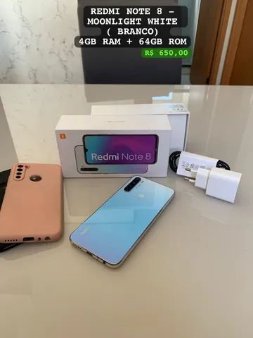 Xiaomi Redmi Note 8 Dual SIM 64 GB moonlight white 4 GB RAM