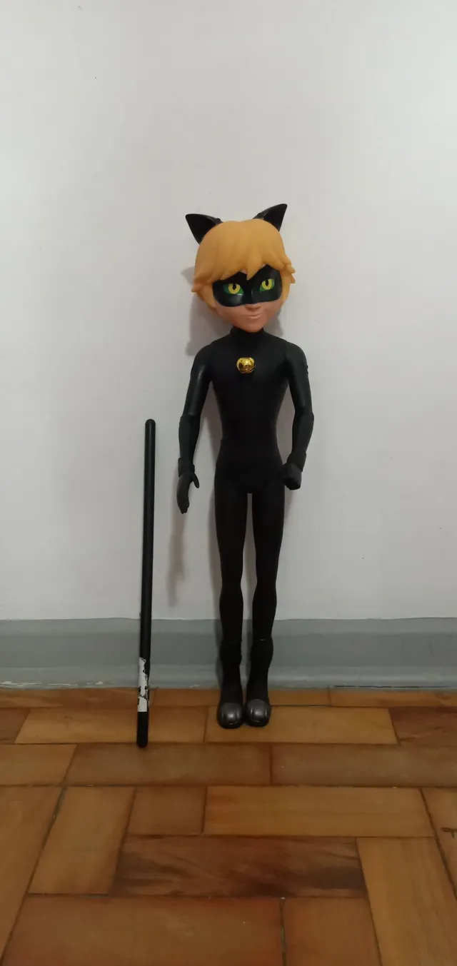 Cat Noir Boneco Miraculous Original, Brinquedo para Bebês Usado 90720191