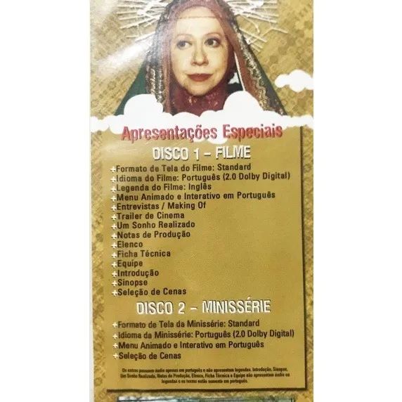 DVD O Auto da Compadecida - DVD Duplo.   SEMINOVO. - Foto 4