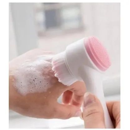 Escova Facial 3D Massagem Limpeza Esfoliação Suave Dia a Dia Skin Care wpp:43. * - Foto 4