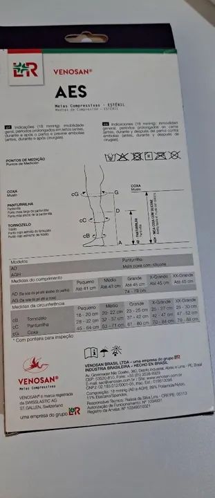 MEIA COMPRESSIVA VENOSAN-AES - Foto 3