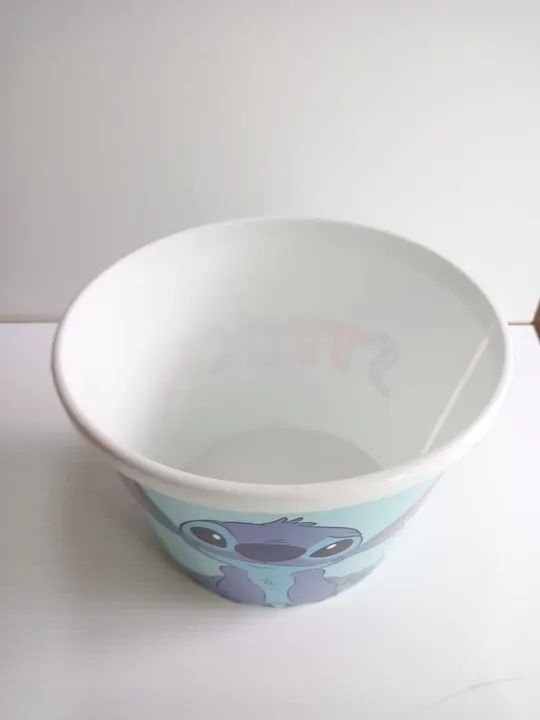 Balde de Pipoca Stitch, oficial Plasutil (2,1 litros) - Foto 4