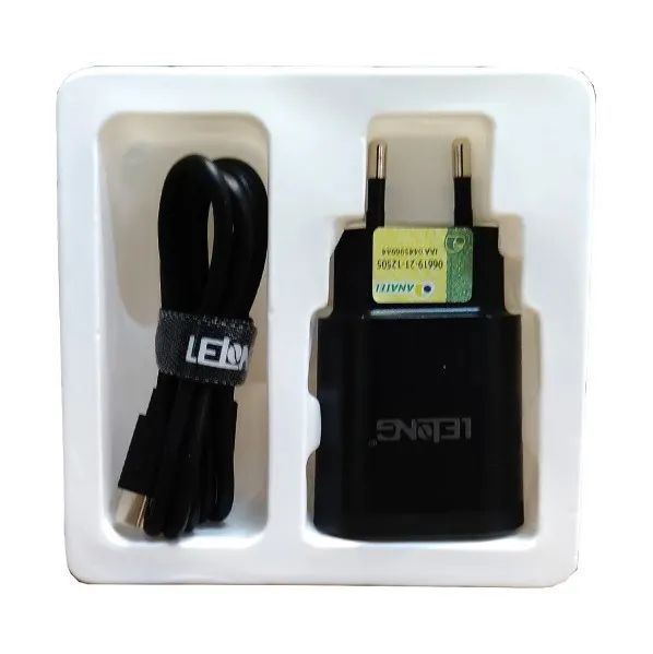 carregador turbo tipo c e ios iphone le-283cp lelong 5.1a - Foto 2