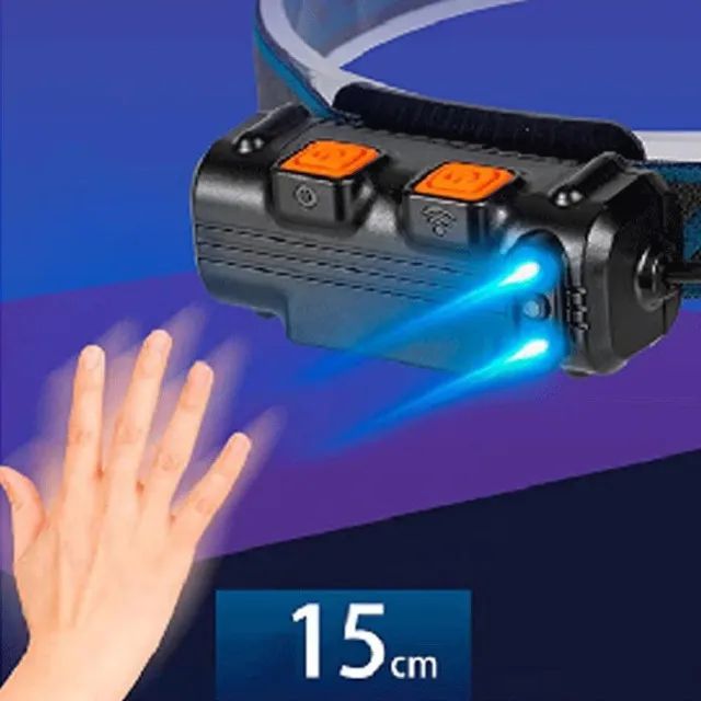Lanterna De Cabeça Com Sensor De Movimento Lt-8574 - Foto 4