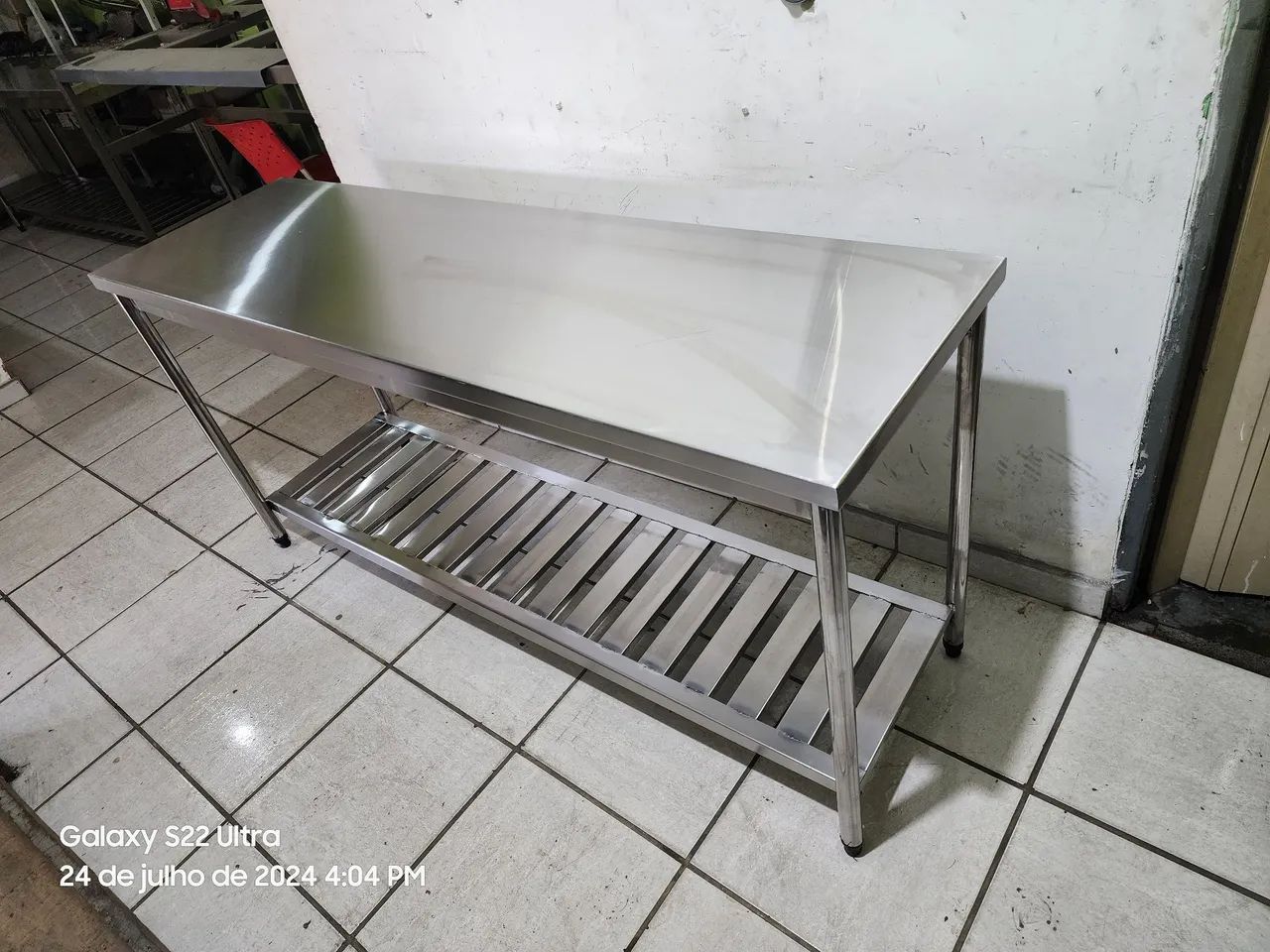 Bancada lisa inox industrial - Foto 2