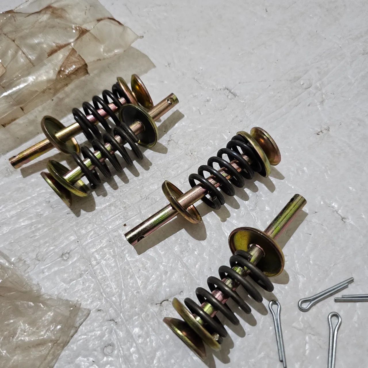 Motoniveladora caterpillar 120 140 conjunto mola pino trava freio novo 2y3796