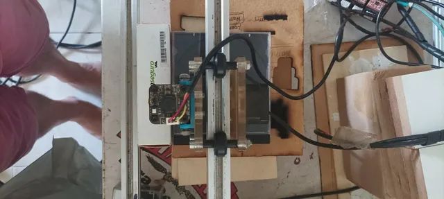 Máquina Gravação A Laser 2500mw Eleksmaker A3 Usada - Foto 5