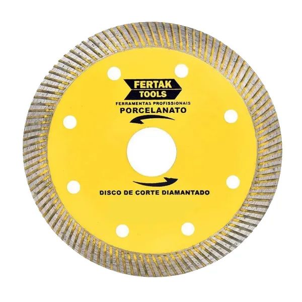 Disco Diamantado Extra Fino Corte Porcelanato 110mm Fertak