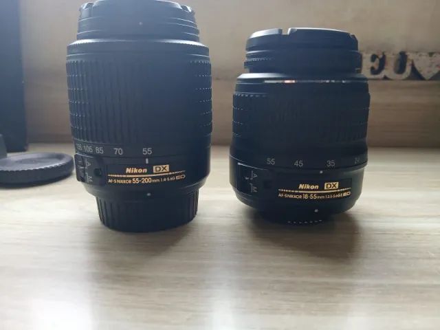 Câmera Nikon D3000 + 2 Lentes (18-55 / 55-200) - Muito Nova - Menos de 200 fotos - Foto 4
