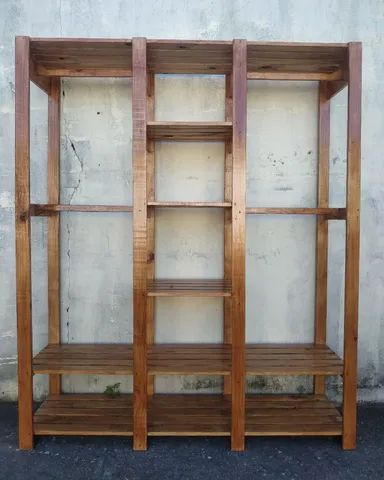 Closet e roupeiro de palete. Móveis sobre medidas de Pallet, Pallets e pinus. - Foto 5