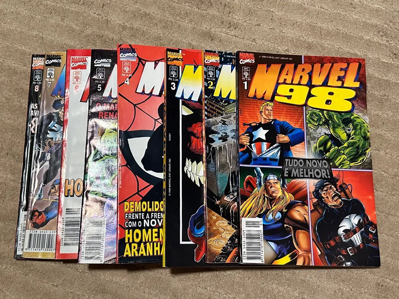 HQ Marvel 98 - 8 edições 