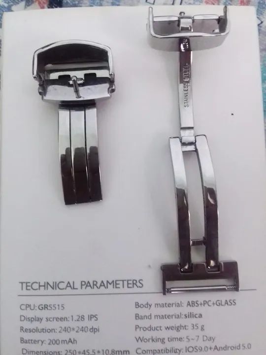 Fecho Deployant para Relógio  Rolex 18mm em aço inox - Foto 2