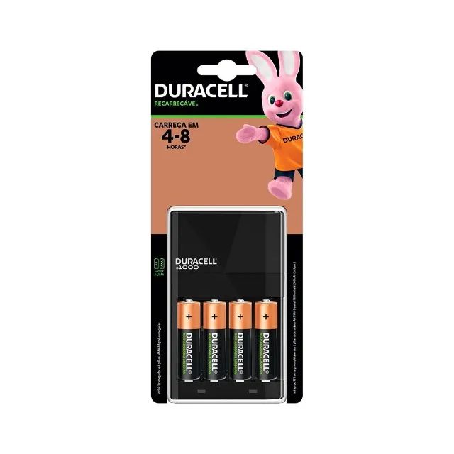 Carregador de Pilha Duracell Cef14br4 aa/aaa C/ 4 - AC2411