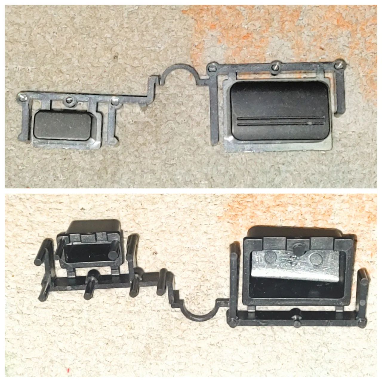 Botões Disc Change - Open/Close GEQ/DSP - MEMORY e Mixing Volume microfone AIWA F15 F12 F9