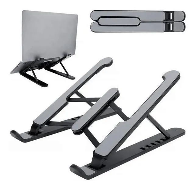 Suporte Para Notebook Base De Mesa Apoio Cama Dobrável Abs