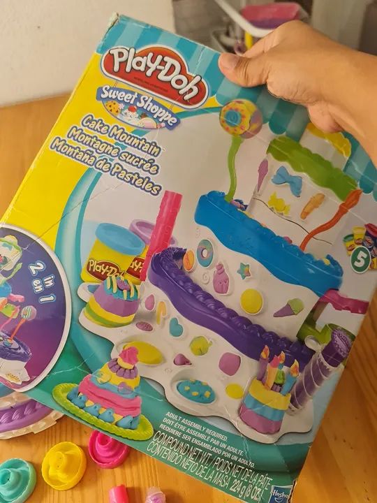 Play doh cake fashion mountain