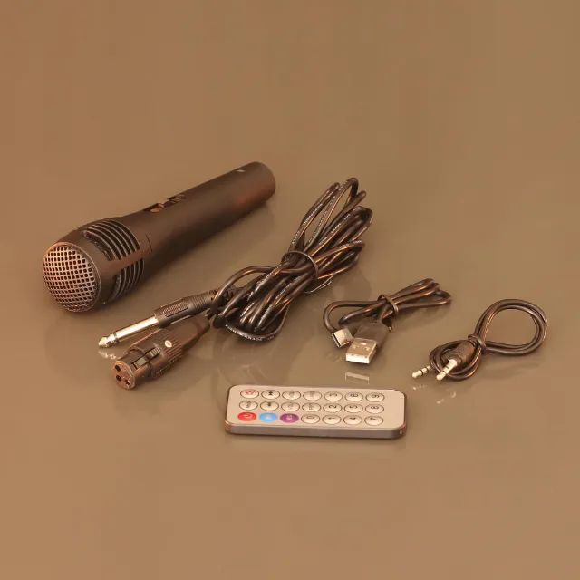 Caixa de Som Com Microfone Completa 30W - Foto 2