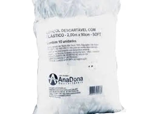 Lençol Descartavel Com Elastico - 2m X 90cm