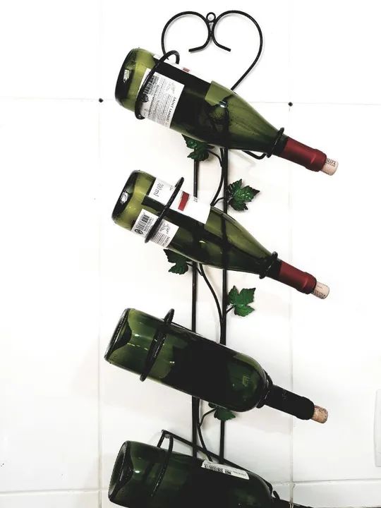 Suporte para garrafas de vinho Ferro 