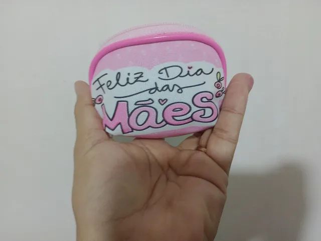 Porta moeda personalizado brinde dia das mães 