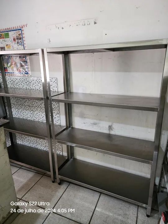 Bancada lisa inox industrial - Foto 3