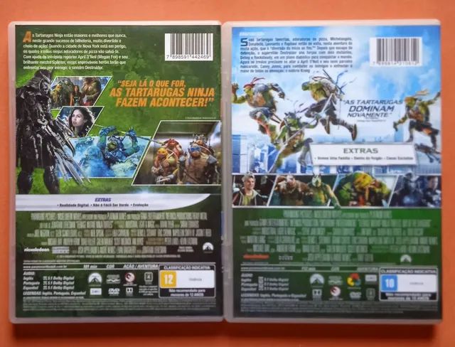 Dvd As Tartarugas Ninja 1 e 2 - Foto 4