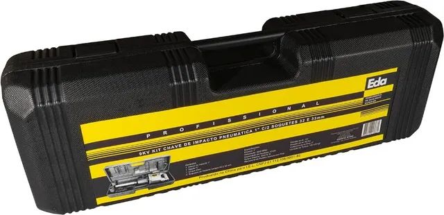 Chave de Impacto Pneumática 1' EDA 3.200 Rpm Pescoço Longo Eda - Novo - Foto 4